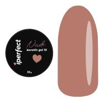 Гель Nude keratin gel 15, 15 г. пластмассовая банка