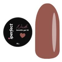 Гель Nude keratin gel 16, 15 г. пластмассовая банка