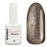 Гель-лак Sunset cat color gel 06, 10г. стеклянный флакон с кистью