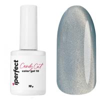 Гель-лак Candy cat color gel 10, 10г. стеклянный флакон с кистью