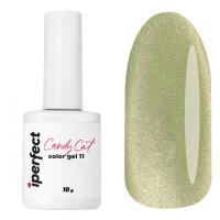 Гель-лак Candy cat color gel 11, 10г. стеклянный флакон с кистью
