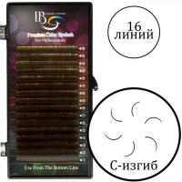 I-Beauty ресницы MIX коричневые изгиб С-0,10