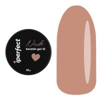 Гель Nude keratin gel 12, 15 г. пластмассовая банка