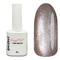 Гель-лак Sunset cat color gel 05, 10г. стеклянный флакон с кистью