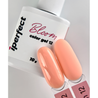 Гель-лак Bloom color gel 12, 10г. стеклянный флакон с кистью