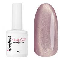 Гель-лак Candy cat color gel 08, 10г. стеклянный флакон с кистью