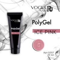 PolyGel ICE PINK  G057 20мл