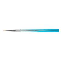 Кисть тонкая GLOBAL FASHION синяя 0