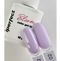 Гель-лак Bloom color gel 02, 10г. стеклянный флакон с кистью