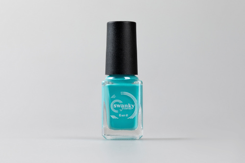 Swanky Stamping, Лак для стемпинга S75 - Бирюзовый (6 мл)