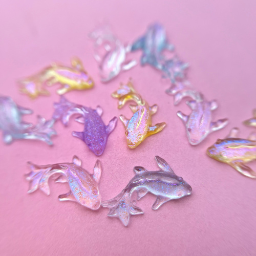 1812 Фигурки объемные "Дельфины" 10шт