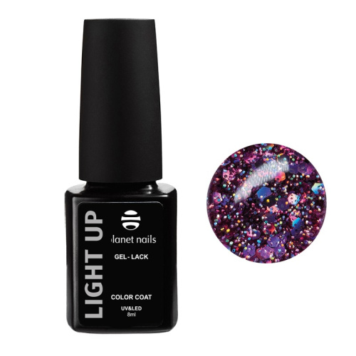 Гель-лак Planet Nails, "Light Up" - 387, 8мл