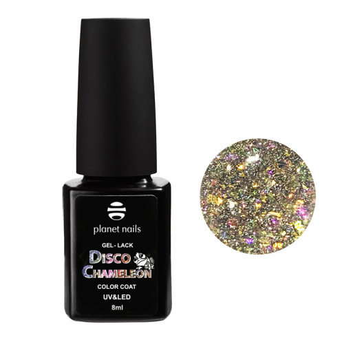Гель-лак Planet Nails, "CHAMELEON DISCO" - 965, 8мл