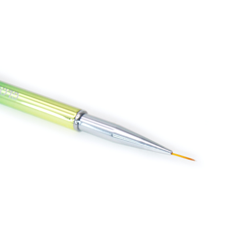 Кисть тонкая GLOBAL FASHION зеленая 9мм