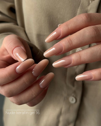 Гель Nude keratin gel 16, 15 г. пластмассовая банка