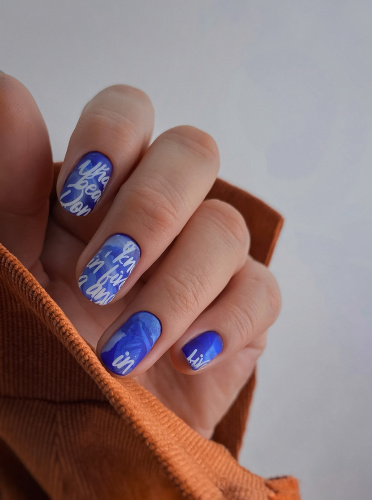 Swanky Stamping, Лак для стемпинга S57 - Темно-синий (6 мл)
