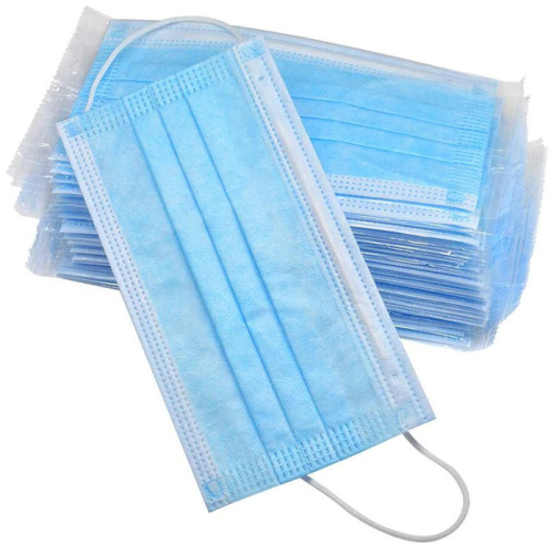 Маски ГОЛУБЫЕ 50шт