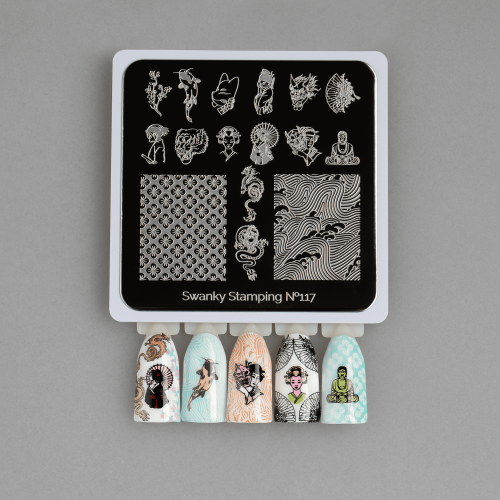 Пластина Swanky Stamping 117 маленькая 6*6см