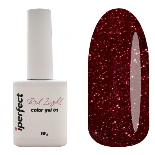 Гель-лак Red light color gel 01, 10г. iPerfect