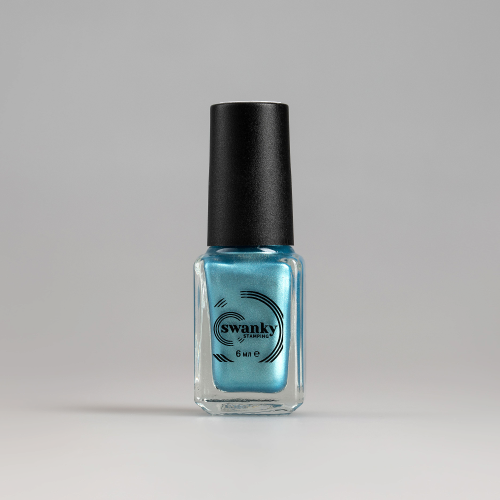 Swanky Stamping, Лак для стемпинга M123 - Лазурный (6 мл)