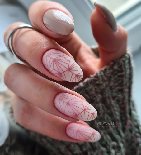 Swanky Stamping, Лак для стемпинга S45 - Пыльная роза (6 мл)