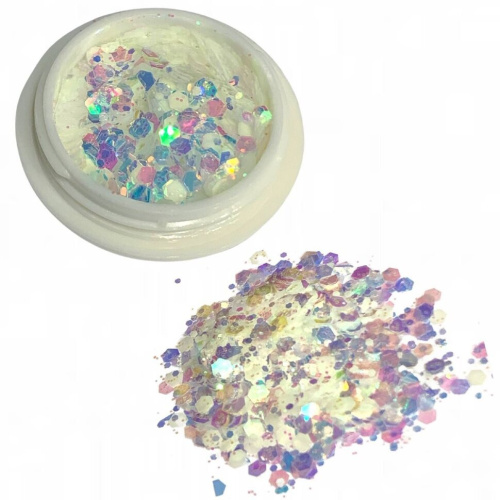  Дизайн Брокат XKLS-26 Камифубуки белый хамелеон