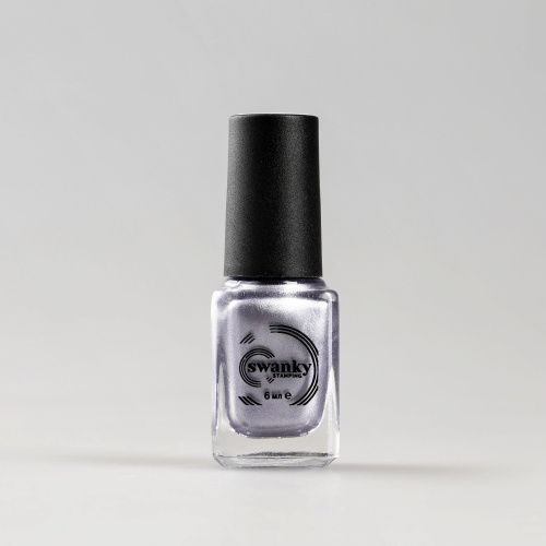 Лак для стемпинга Swanky Stamping M120 Серо-голубой 6мл