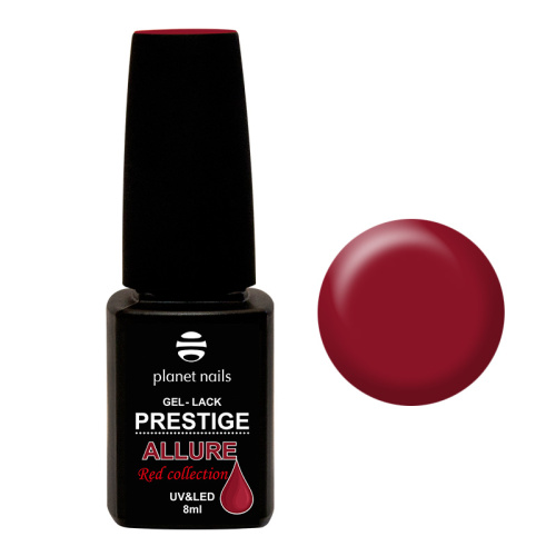 Гель-лак Planet Nails, "PRESTIGE ALLURE" Red Collection - 652, 8 мл